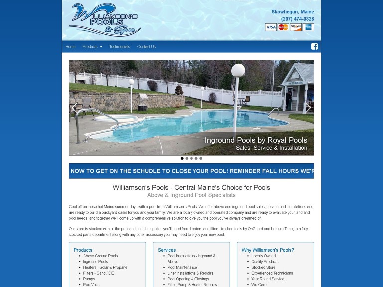 Williamson's Pools